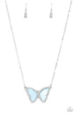 SHELL-bound Blue ✧ Butterfly Necklace