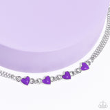 Smitten Sweethearts Purple ✧ Heart Bracelet