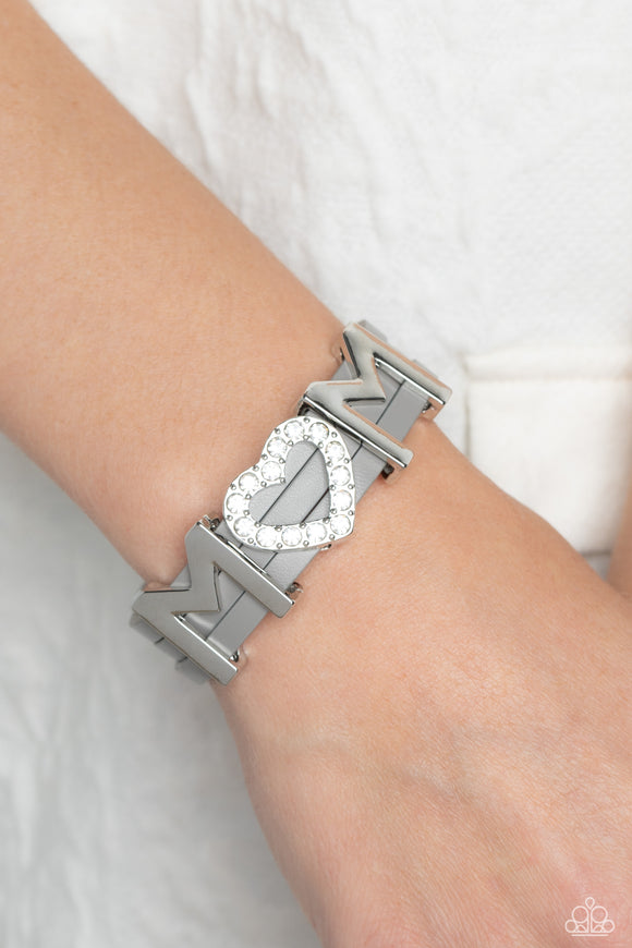 Heart of Mom Silver ✧ Magnetic Bracelet