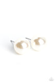 Debutante Details White ✧ Pearl Post Earrings