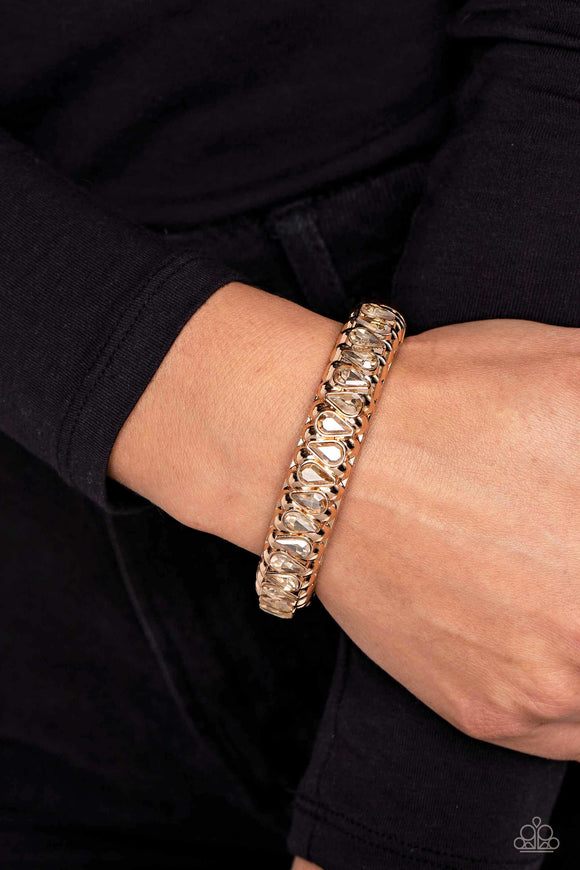 Crafted Coals Gold ✧ Hinge Bracelet