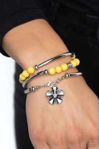 Bracelet Clasp,Silver,Yellow,Off the WRAP Yellow ✧ Bracelet
