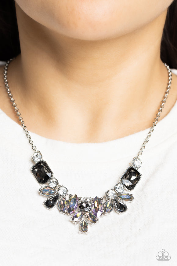 Prima Donna Dazzle Silver ✧ Iridescent Necklace