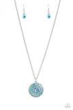 Mandala Masterpiece Blue ✧ Iridescent Necklace