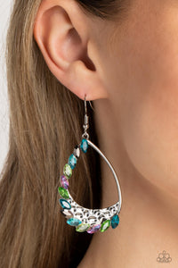 Blue,Earrings Fish Hook,Green,Hematite,Multi-Colored,Pink,Looking Sharp Multi ✧ Hematite Earrings
