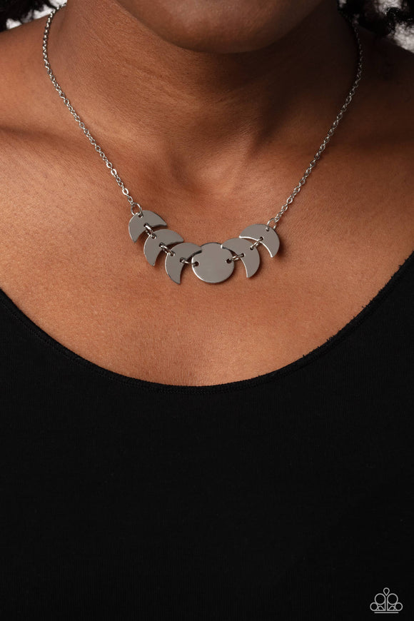 LUNAR Has It Silver ✧ Moon Necklace
