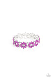 Hawaiian Holiday Purple ✧ Stretch Bracelet