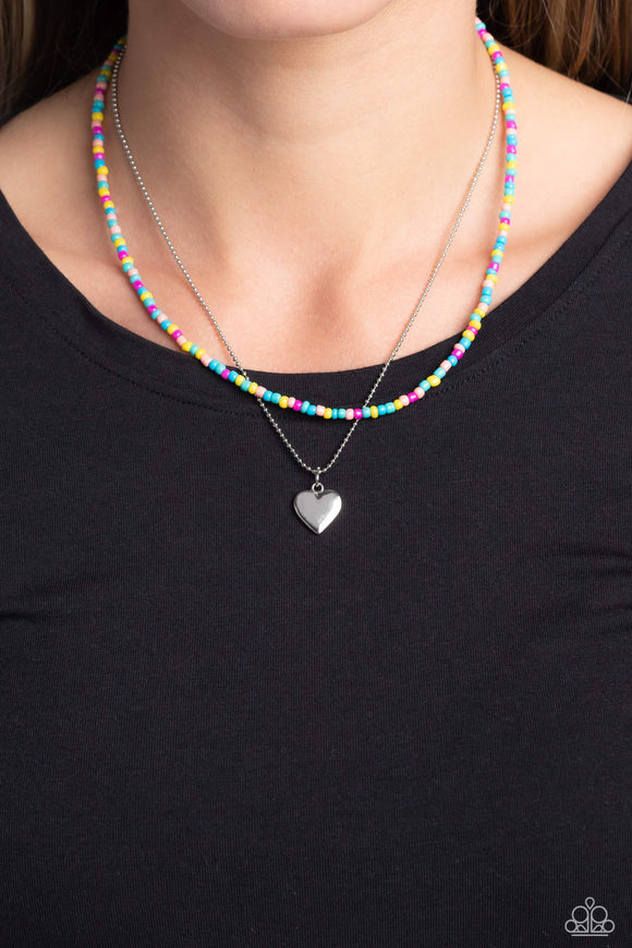 Candy Store Multi ✧ Heart Seed Bead Necklace