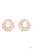 Firework Fanfare Copper ✧ Iridescent Post Earrings