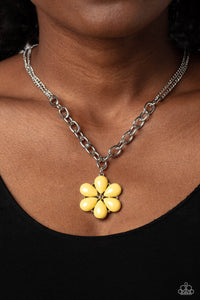 Necklace Short,Yellow,Dazzling Dahlia Yellow ✧ Necklace