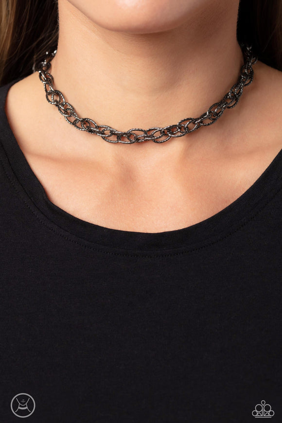 If I Only Had a CHAIN Black ✧ Choker  Necklace