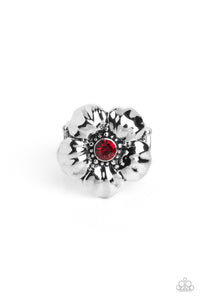 Red,Ring Wide Back,BLOOM BLOOM Pow Red ✧ Ring