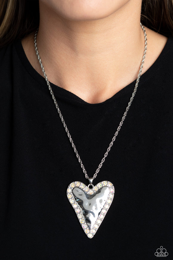 Radiant Romeo Multi ✧ Iridescent Heart Necklace