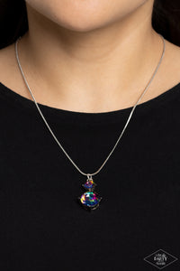 Multi-Colored,Necklace Short,Pink Diamond Exclusive,UV Shimmer,Top Dollar Diva Multi ✧ UV Shimmer Necklace