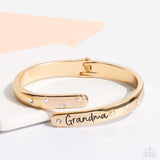 Gorgeous Grandma Gold ✧ Hinged Bracelet