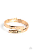 Gorgeous Grandma Gold ✧ Hinged Bracelet