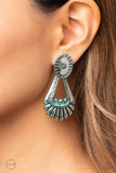 Casablanca Chandeliers Blue ✧ Clip-On Earrings