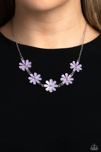 Necklace Short,Purple,Flora Fantasy Purple ✧ Necklace