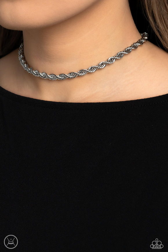 Never Lose ROPE Silver ✧ Choker Necklace
