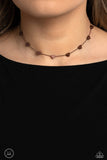 Public Display of Affection Copper ✧ Heart Choker Necklace