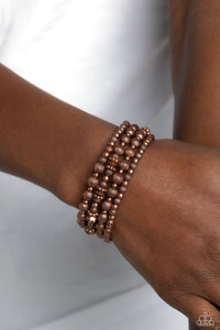 Bracelet Coil,Copper,Striped Stack Copper ✧ Coil Bracelet