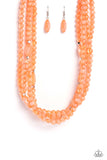 Layered Lass Orange ✧ Necklace