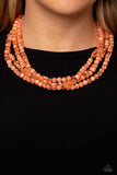 Layered Lass Orange ✧ Necklace