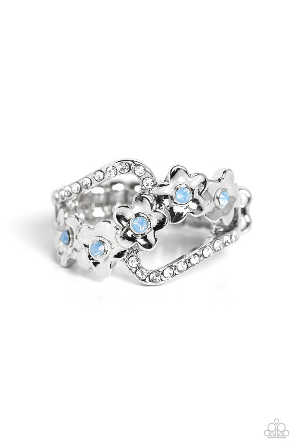 Captivating Corsage Blue ✧ Opalescent Ring