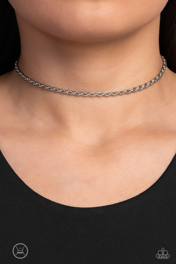 Glimmer of ROPE Silver ✧ Choker Necklace