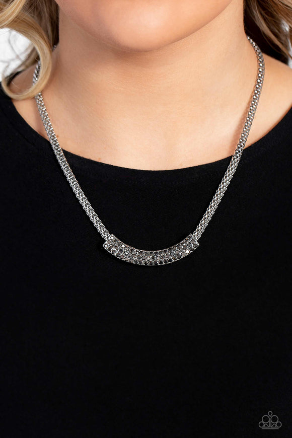 Swing Dance Dream Silver ✧ Hematite Necklace