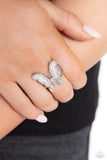 All Good WINGS White ✧ Iridescent Butterfly Ring