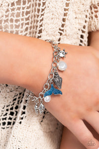 Blue,Bracelet Clasp,Shell,MERMAID For Each Other Blue ✧ Bracelet