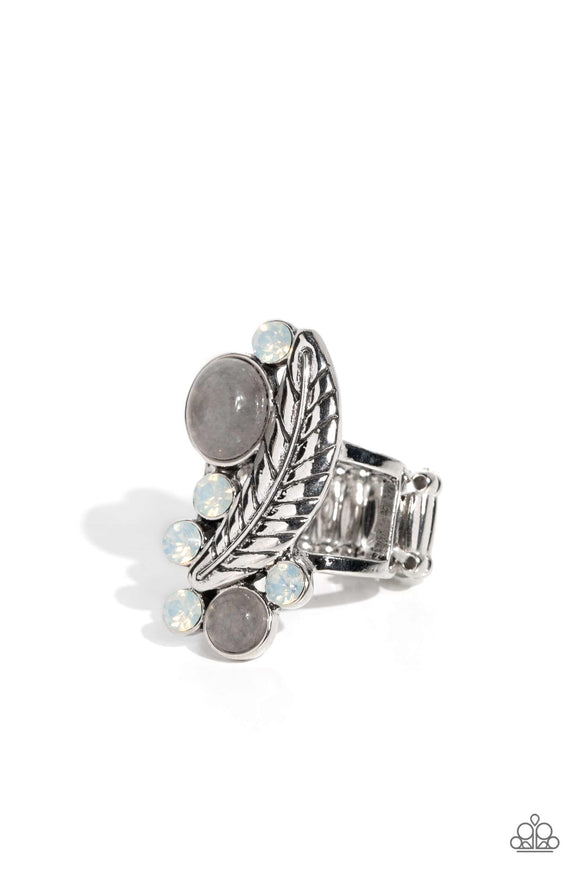 Off To FEATHER-land Silver ✧ Opalescent Ring