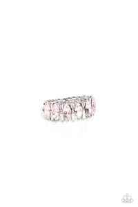 Iridescent,Light Pink,Pink,Ring Skinny Back,Kaleidoscopic Knockout Pink ✧ Iridescent Ring
