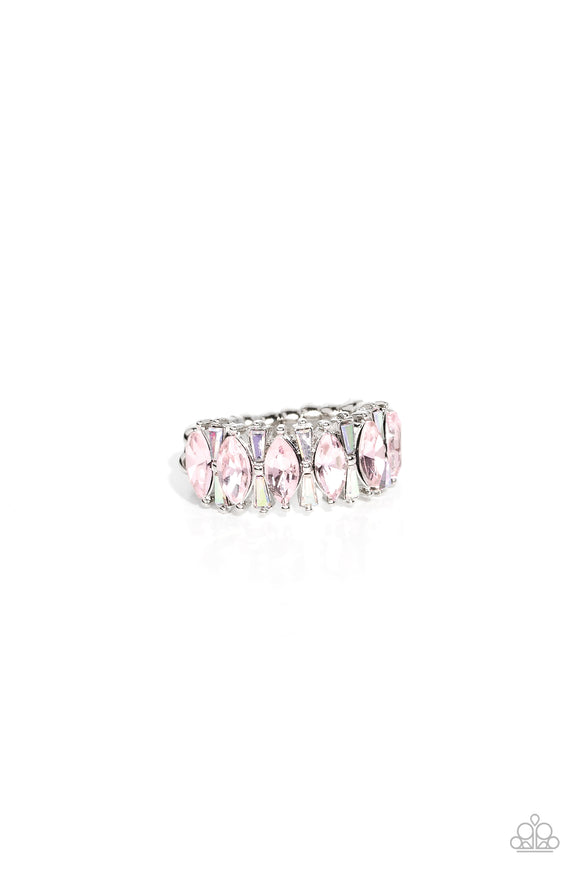 Kaleidoscopic Knockout Pink ✧ Iridescent Ring