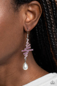 Earrings Fish Hook,Light Pink,Pink,Timeless Tapestry Pink ✧ Earrings