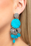 SHELL of the Ball Blue ✧ Post Earrings