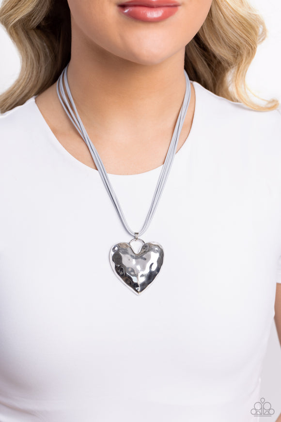 Confident Courtship Silver ✧ Heart Necklace
