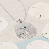 Seize the Sand Dollar Green ✧ UV Necklace