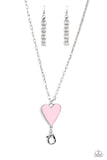 Subtle Soulmate Pink ✧ Heart Lanyard Necklace