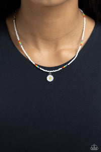 Multi-Colored,Necklace Short,White,Charming Chance Multi ✧ Necklace