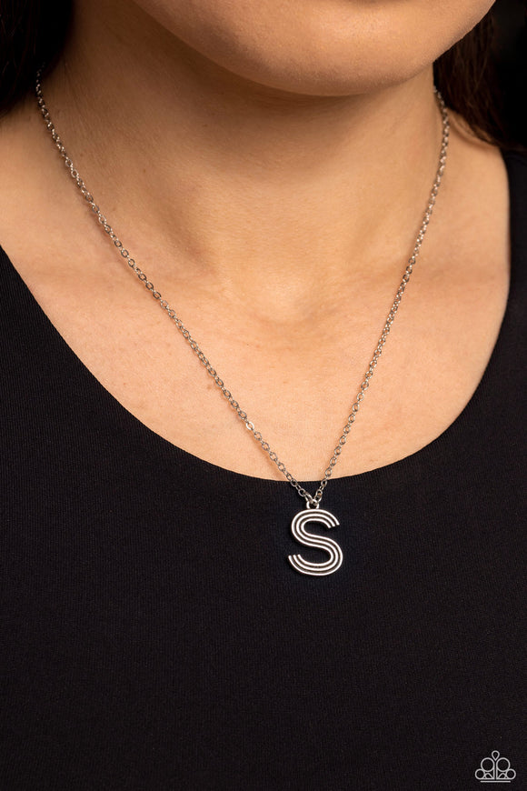 Leave Your Initials Silver - S ✧ Necklace