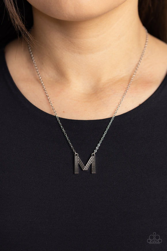 Leave Your Initials Silver - M ✧ Necklace