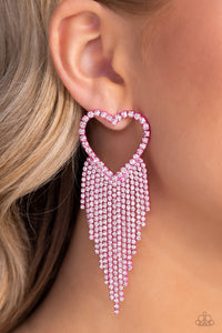 Earrings Post,Hearts,Light Pink,Pink,Valentine's Day,Sumptuous Sweethearts Pink ✧ Heart Post Earrings
