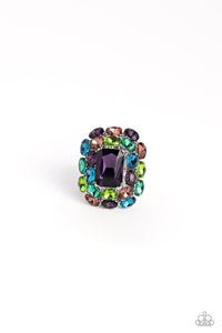 Blue,Green,Multi-Colored,Purple,Ring Wide Back,Perfectly Park Avenue Purple ✧ Ring