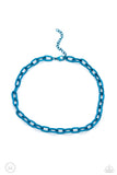Exuberant Encore Blue ✧ Choker Necklace