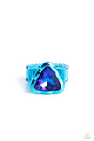 Triangle Tyrant Blue ✧ Ring