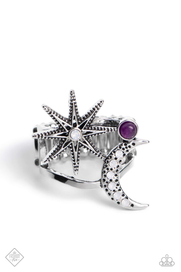 Stellar Seeker Purple ✧ Star Ring