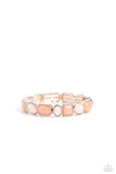 Giving Geometrics Orange ✧ Stretch Bracelet