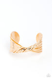 Radiant Ribbons Gold ✧ Cuff Bracelet